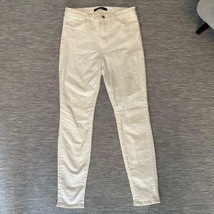 J Brand White Skinny Jeans